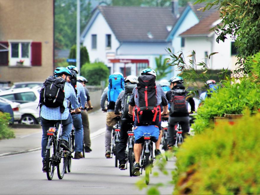 Photo de cyclistes, CC0 Nature Isère