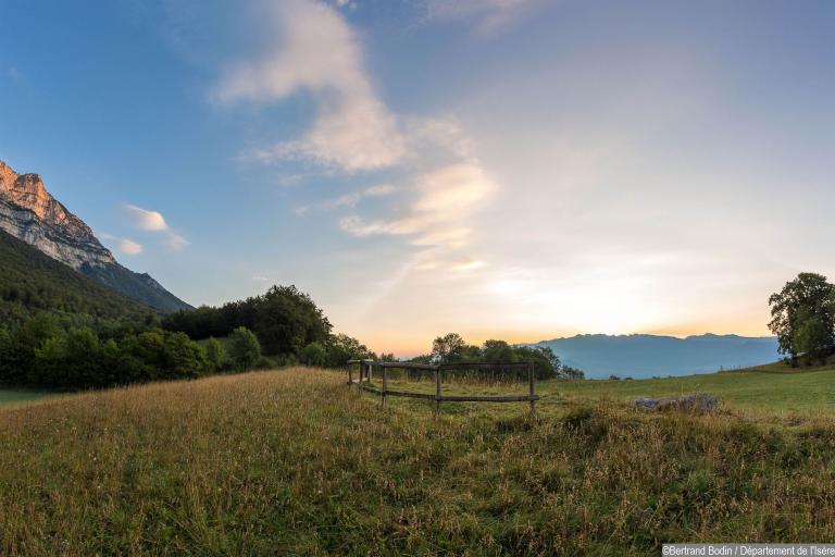 La tourbière du Peuil, sur la commune de Claix - Photographie du Département de l'Isère