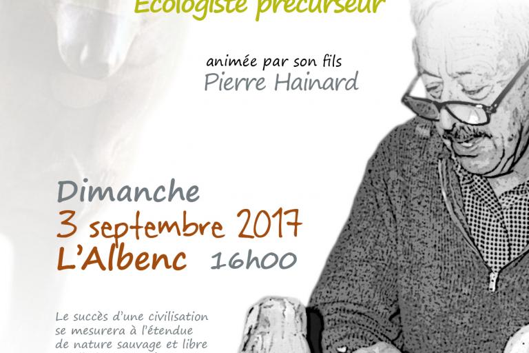 Conférence "Robert Hainard, Ecologiste précurseur"