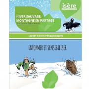1ère page de la mallette "Hiver sauvage, montagne en partage" du Département de l'Isère