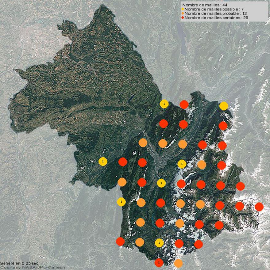 Nidification de l'aigle royal en Isère (2001-2021)