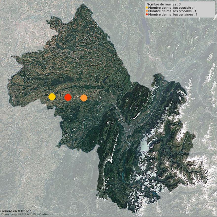Nidification de l'alouette calandrelle en Isère (2001-2021)