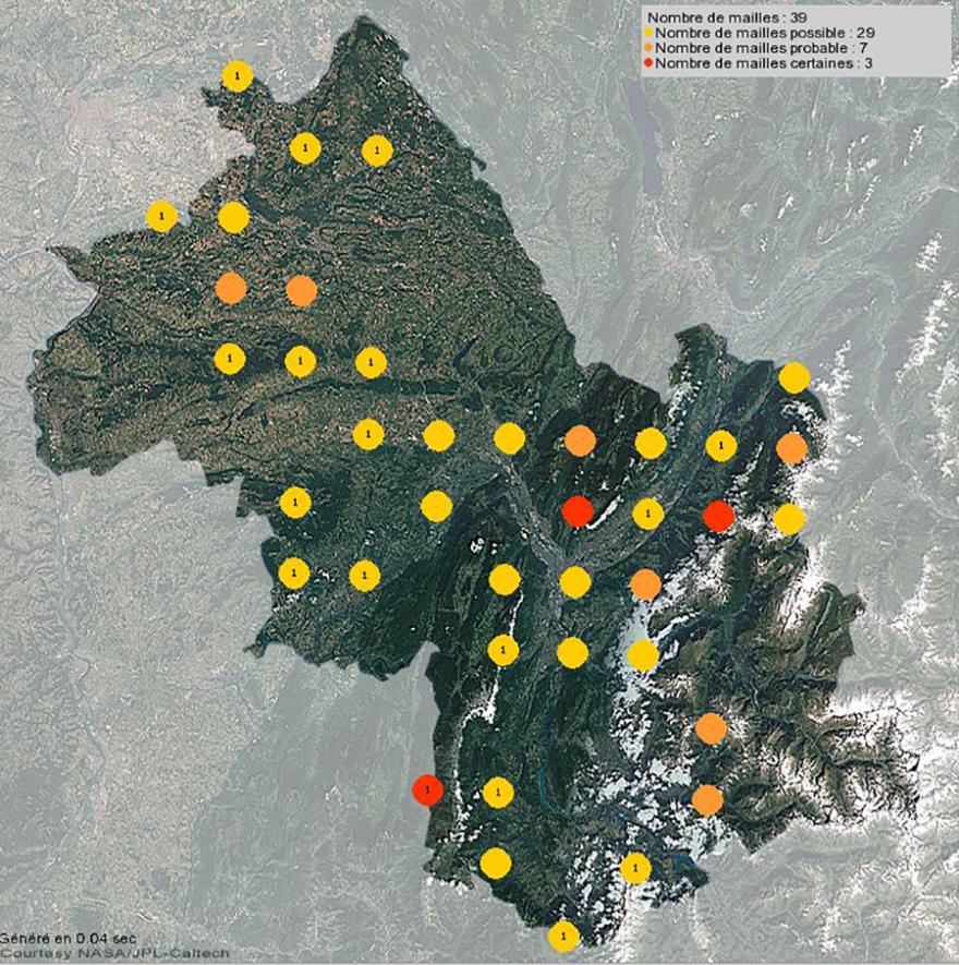 Nidification de la bécasse des bois en Isère (2001-2021)