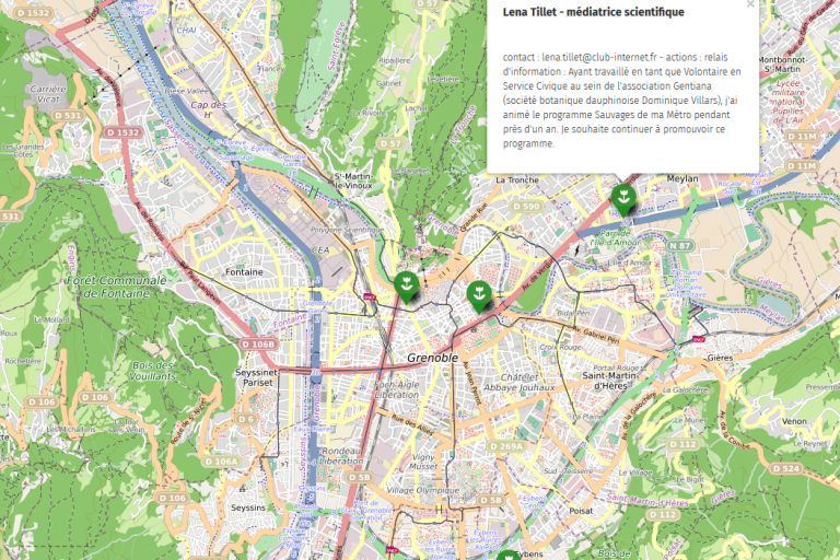 Carte de Grenoble, CC0 Nature Isère